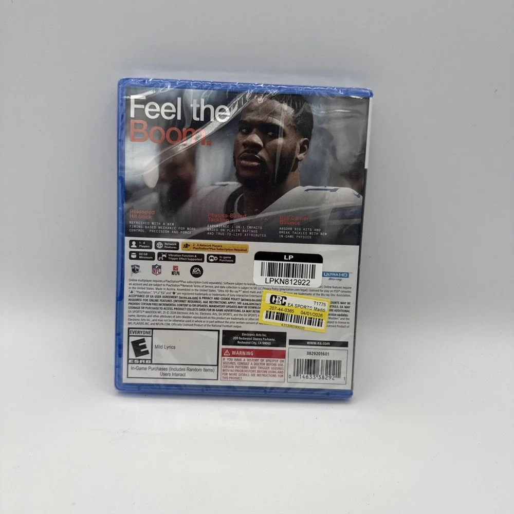 Madden NFL 25 - Sony PlayStation 5 Brand New unopened PS5 Video Game PS5 NFL